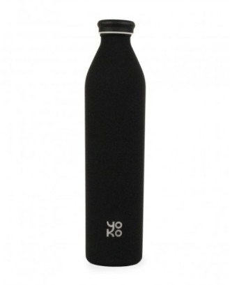 Sticla izoterma, 1 litru, negru - YOKO DESIGN